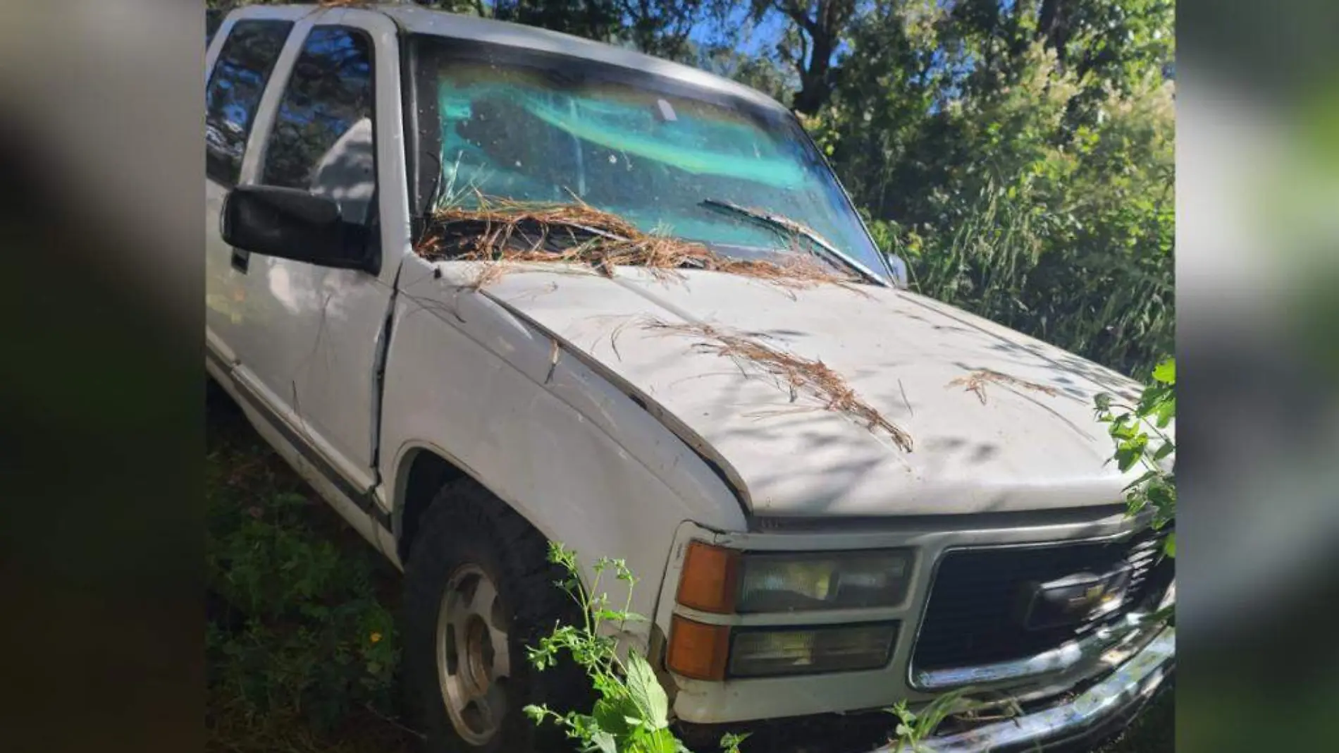 Camioneta asegurada Mazamitla